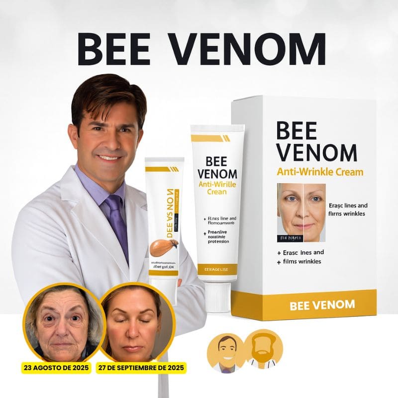 Bee Venom - Suaviza arrugas en 2 minutos - Sérum anti-envejecimiento rápido y efectivo