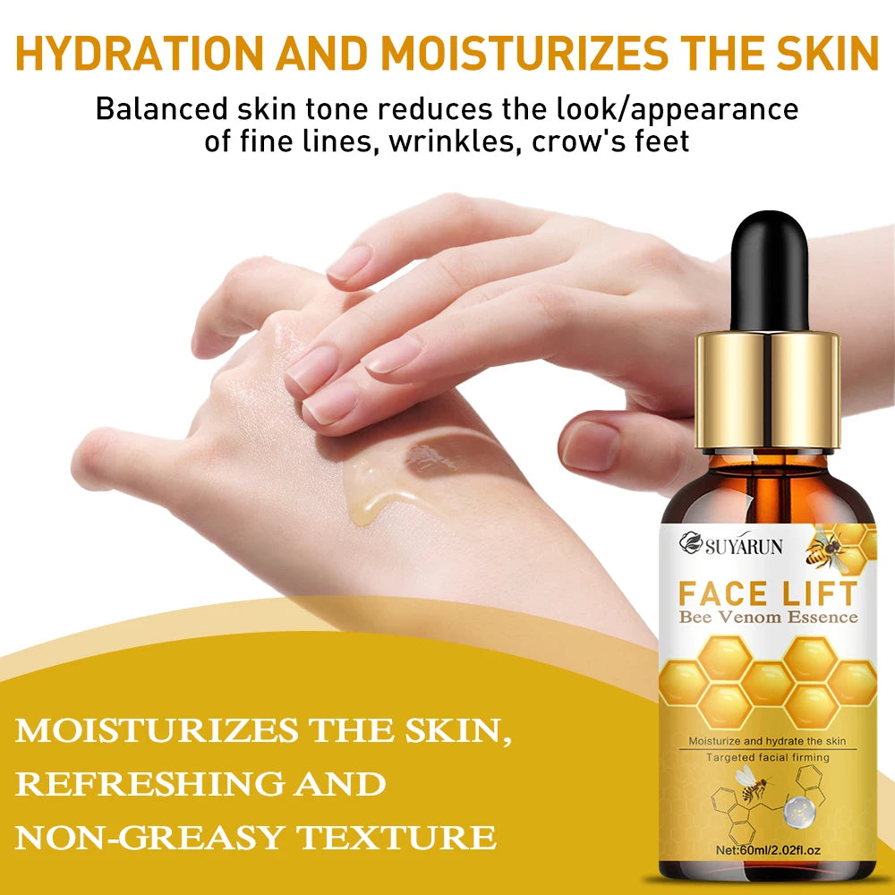 Esencia Antiedad Veneno de Abeja con Ácido Hialurónico y Polipéptidos